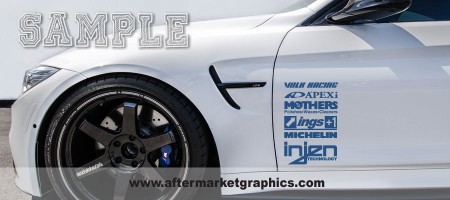 Advan Performance Decals 02 - Pair (2 pieces)
